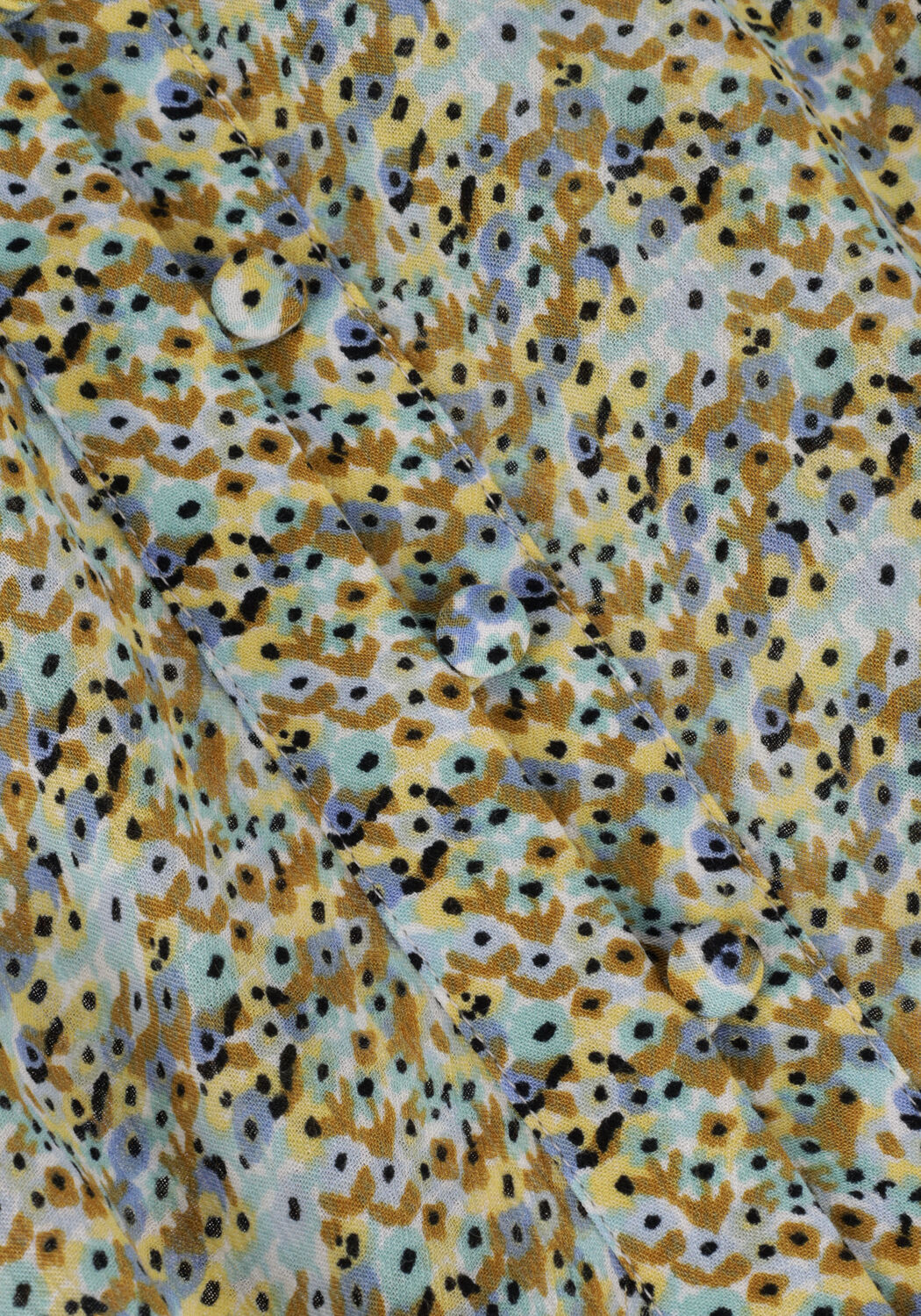 Mehrfarbige/Bunte SCOTCH & SODA Minikleid EASY RAGLAN SHEER DRESS - large