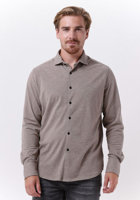 Graue DSTREZZED Casual-Oberhemd KIRK SHIRT MELANGE PIQUE - large