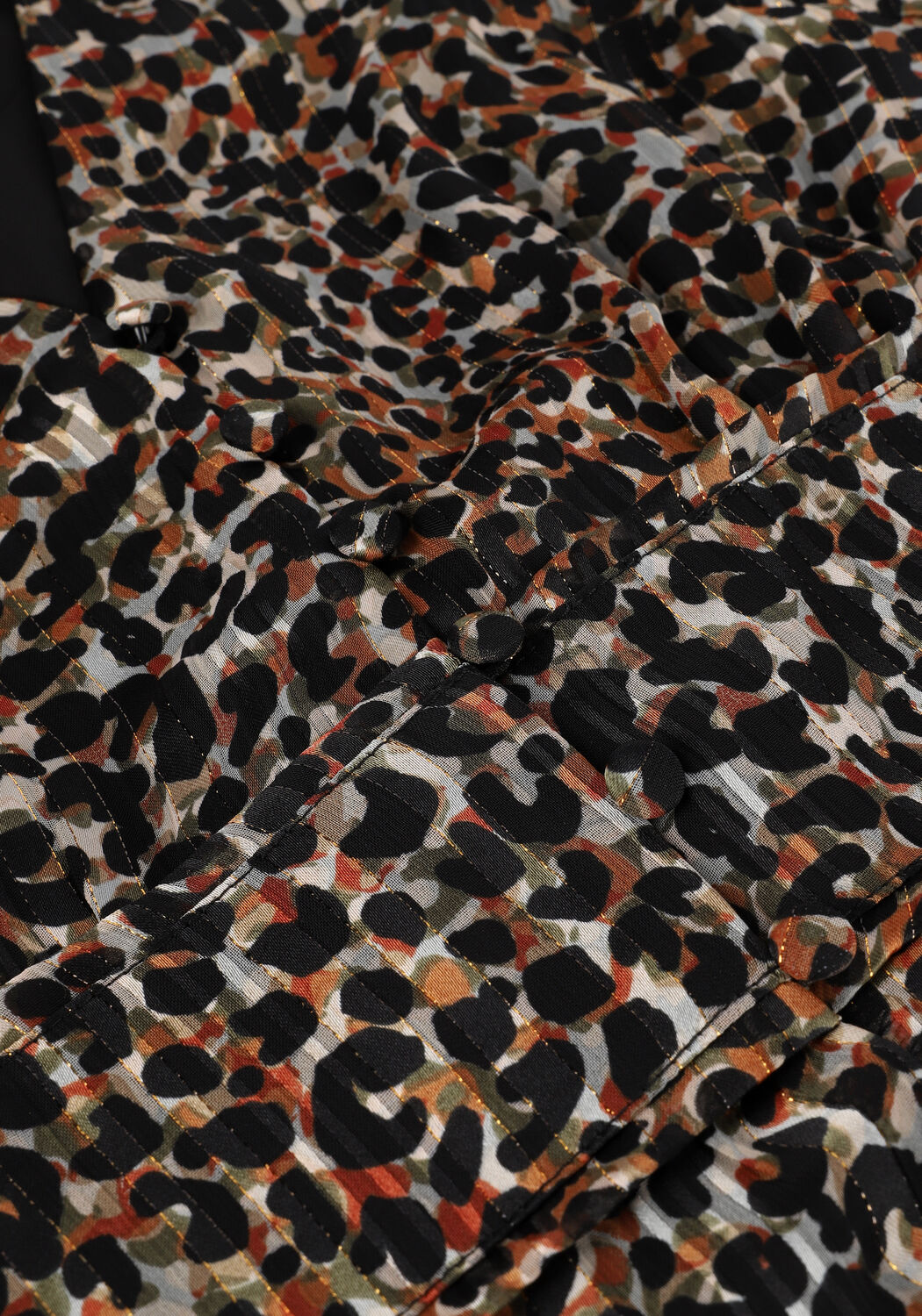 Mehrfarbige/Bunte SECOND FEMALE Midikleid ERNA FITTED DRESS - large