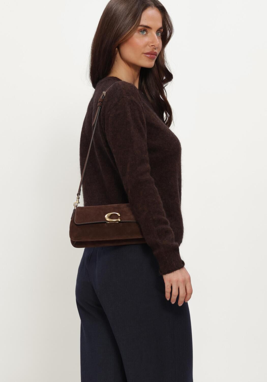 Braune LINA LOCCHI Strickjacke LL-BERBER - large