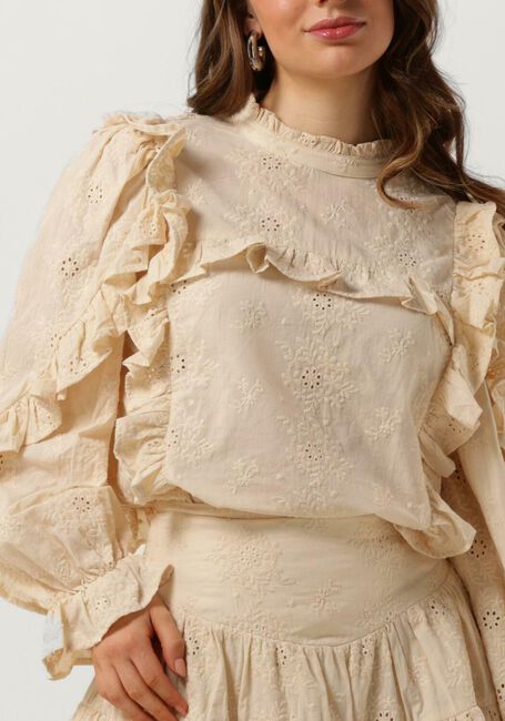 Beige STUDIO AMAYA Bluse SCOTTIE - large