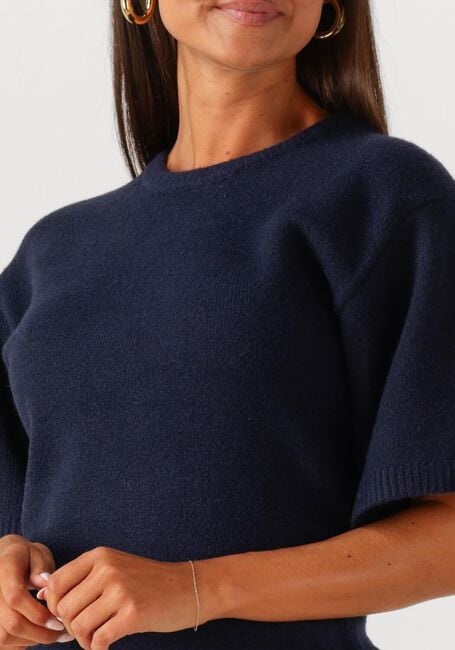 Dunkelblau NEO NOIR Top ASHA KNIT TEE - large
