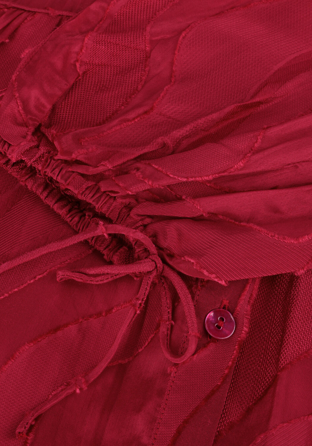 Rote POM AMSTERDAM Blusen JAQCUARD BURGUNDY RED - large