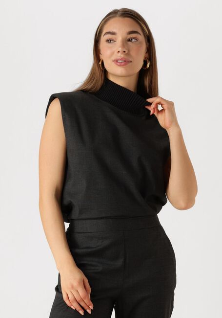 Graue CO'COUTURE Gilet KAYA RIB TURTLENECK VEST - large