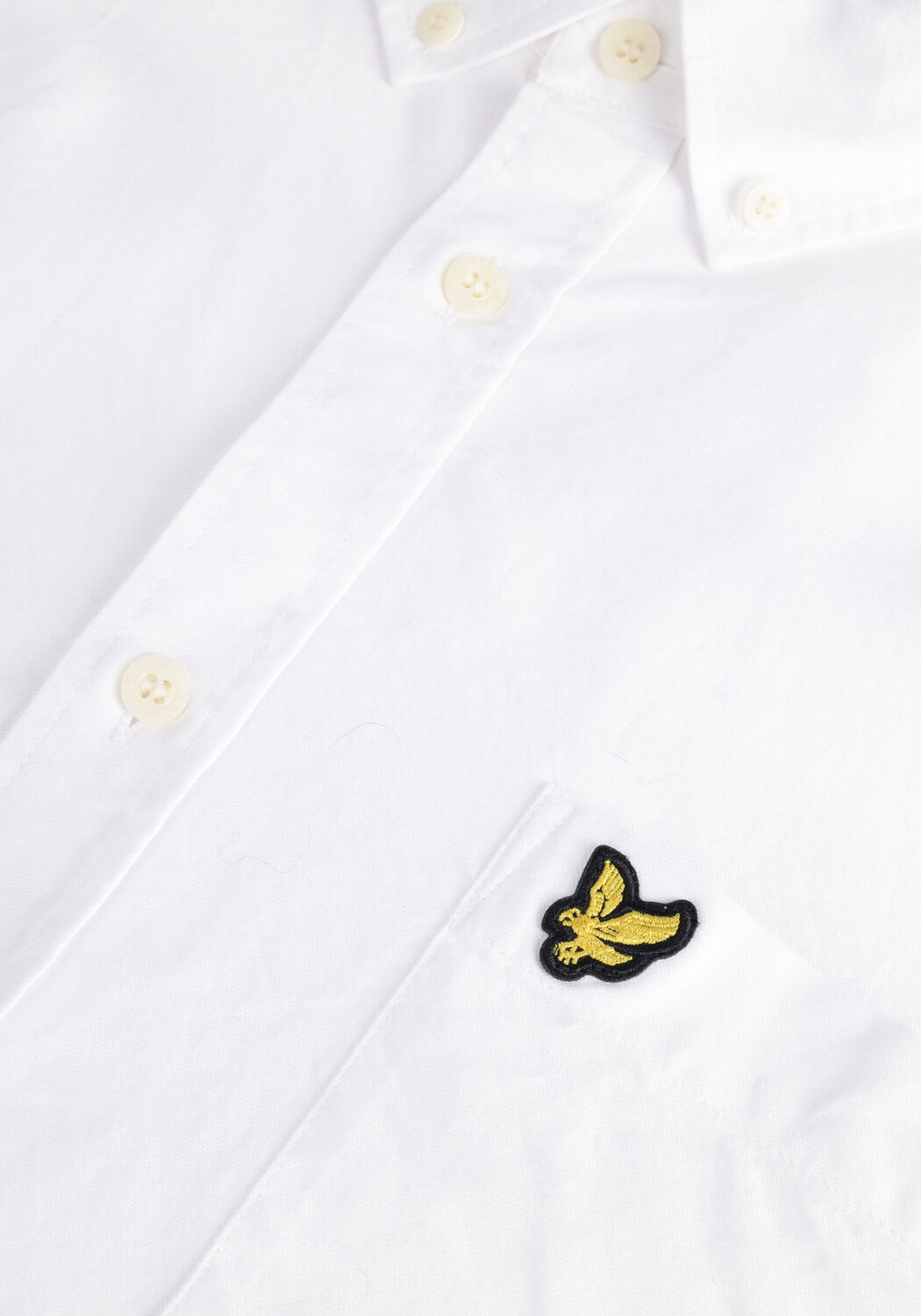 Wei&szlig;e LYLE & SCOTT Casual-Oberhemd REGULAR FIT LIGHT WEIGHT OXFORD SHIRT - large