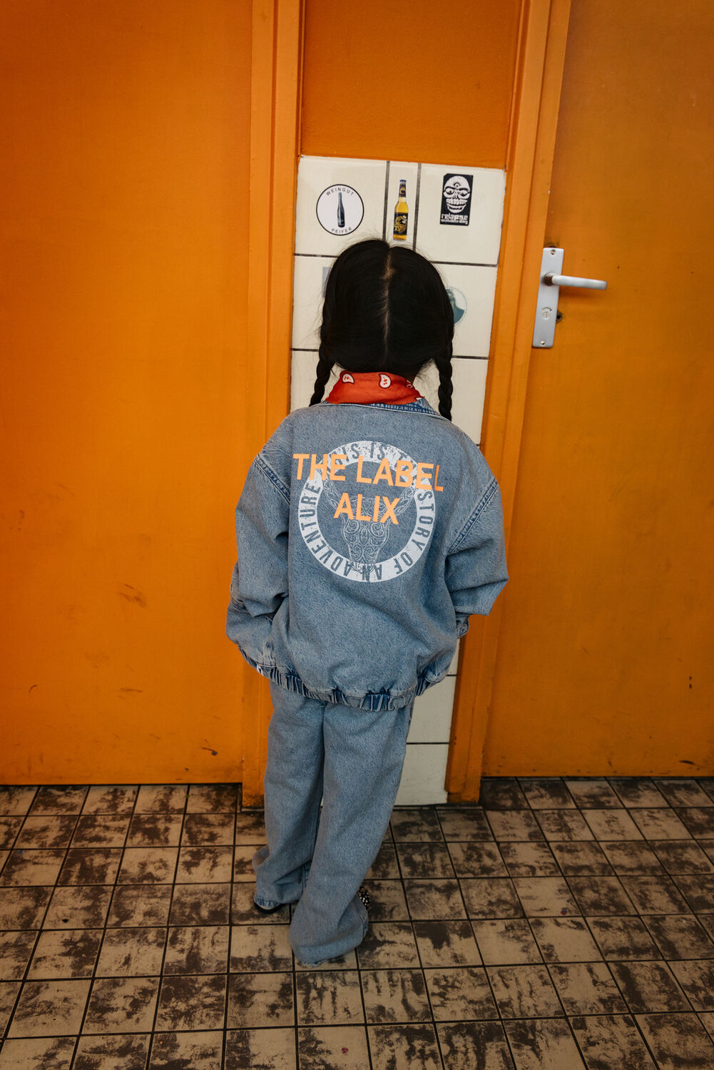 Hellblau ALIX MINI Jeansjacke DENIM JACKET - large