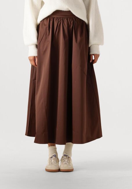 Braune ROUGE EDIT Midirock ROUDETTA HW ANKLE SKIRT/R - large
