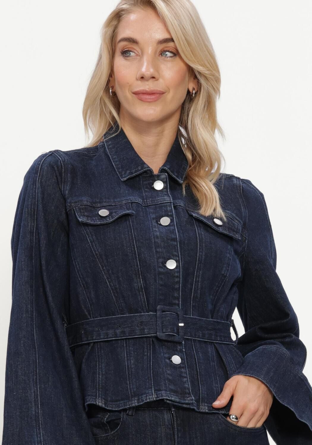 Dunkelblau FREEBIRD Jeansjacke LAVERA - large