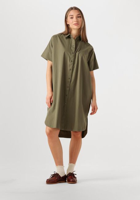 Olive SELECTED FEMME Minikleid SLFBLAIR 2/4 SHORT SHIRT DRESS - large