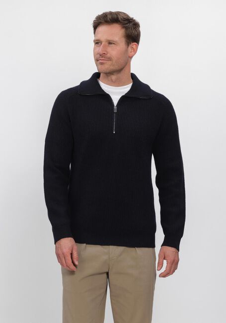 Dunkelblau PROFUOMO Pullover HEAVY WOOL - large
