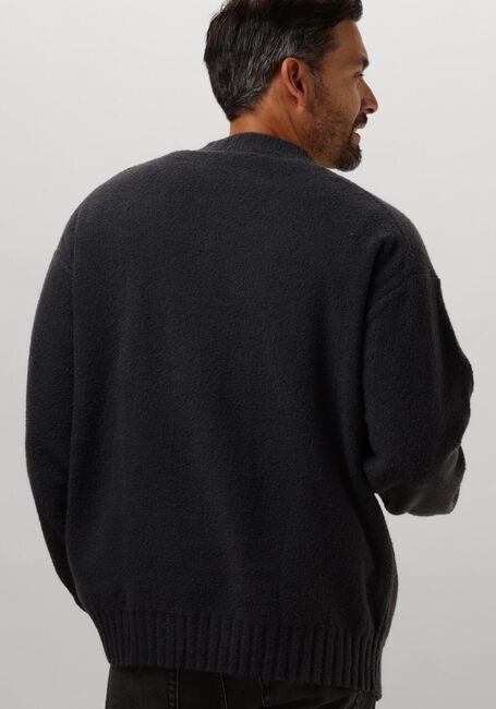 Schwarze CALVIN KLEIN Pullover BOUCLE BOXY SWEATER - large