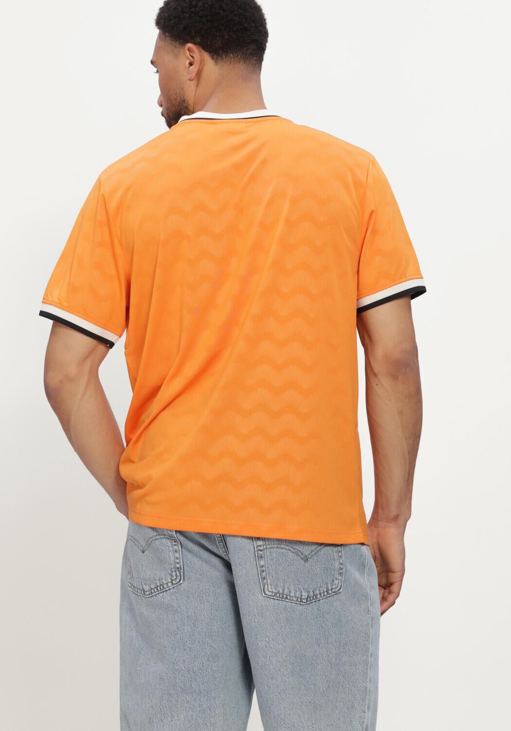 Orangene LES DEUX Polo-Shirt NETHERLAND FOOTBALL JERSEY - large