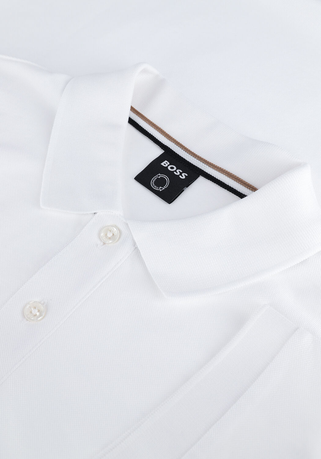 Wei&szlig;e BOSS BLACK Polo-Shirt PALLAS - large