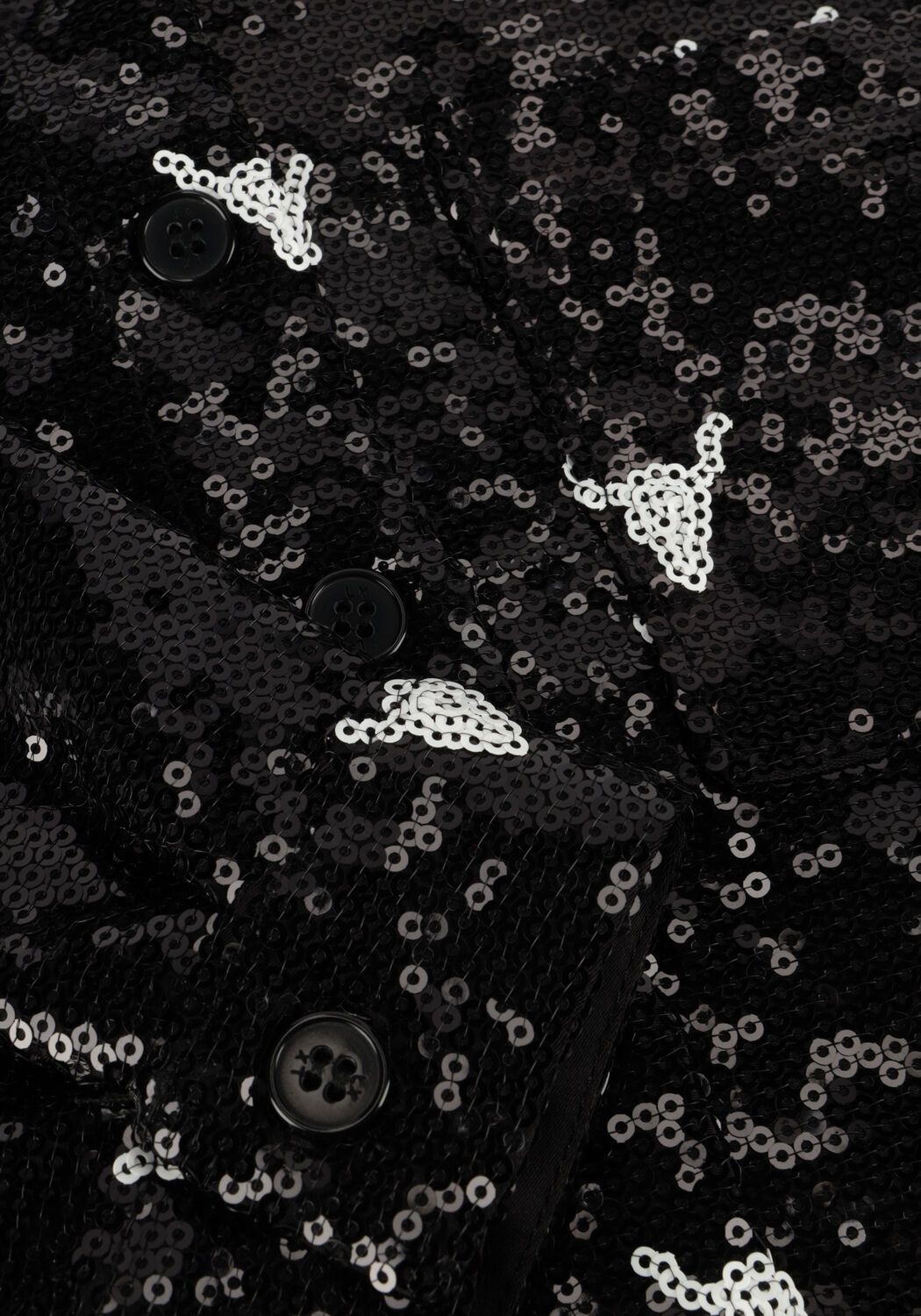 Schwarze ALIX MINI Blusen SEQUINS BULL BLOUSE - large