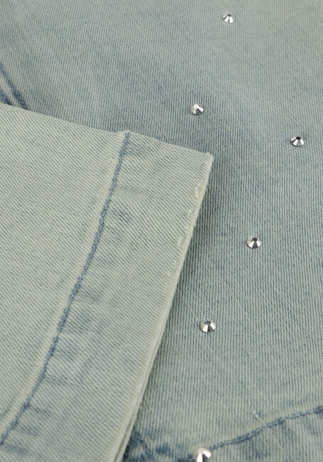 Blaue INDIAN BLUE JEANS Minirock DENIM SKIRT STUDS - large