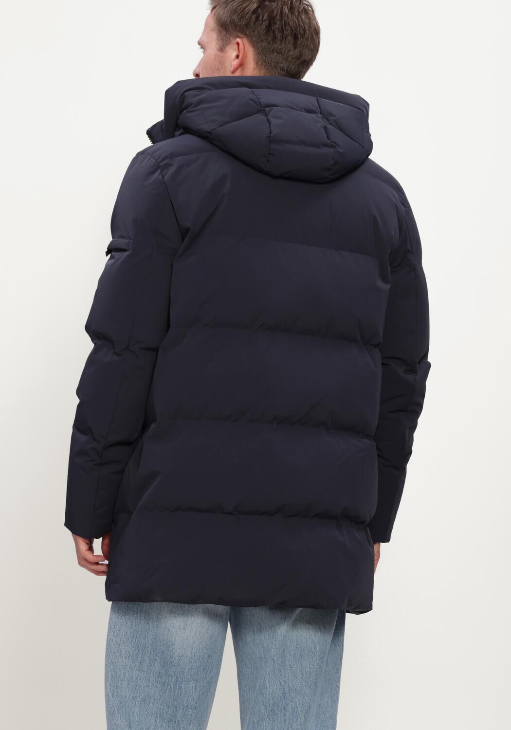 Dunkelblau GENTI Wattierte Jack CHRIS - large