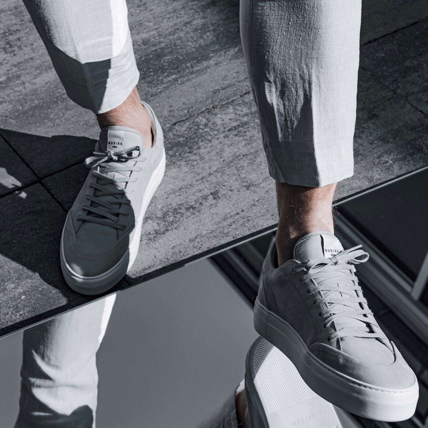 Graue NUBIKK Sneaker Low JAGGER NAYA - large