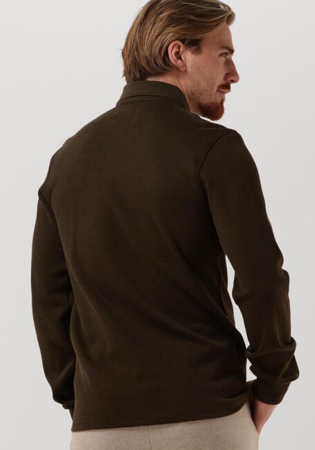 Gr&uuml;ne COLOURFUL REBEL Polo-Shirt UNI STRUCTURE POLO LONGSLEEVE - large