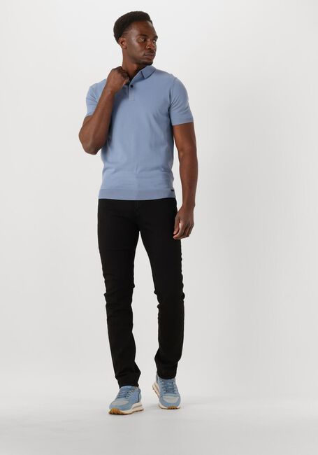 Hellblau GENTI T-shirt POLO BUTTON SS K2046-1260 - large