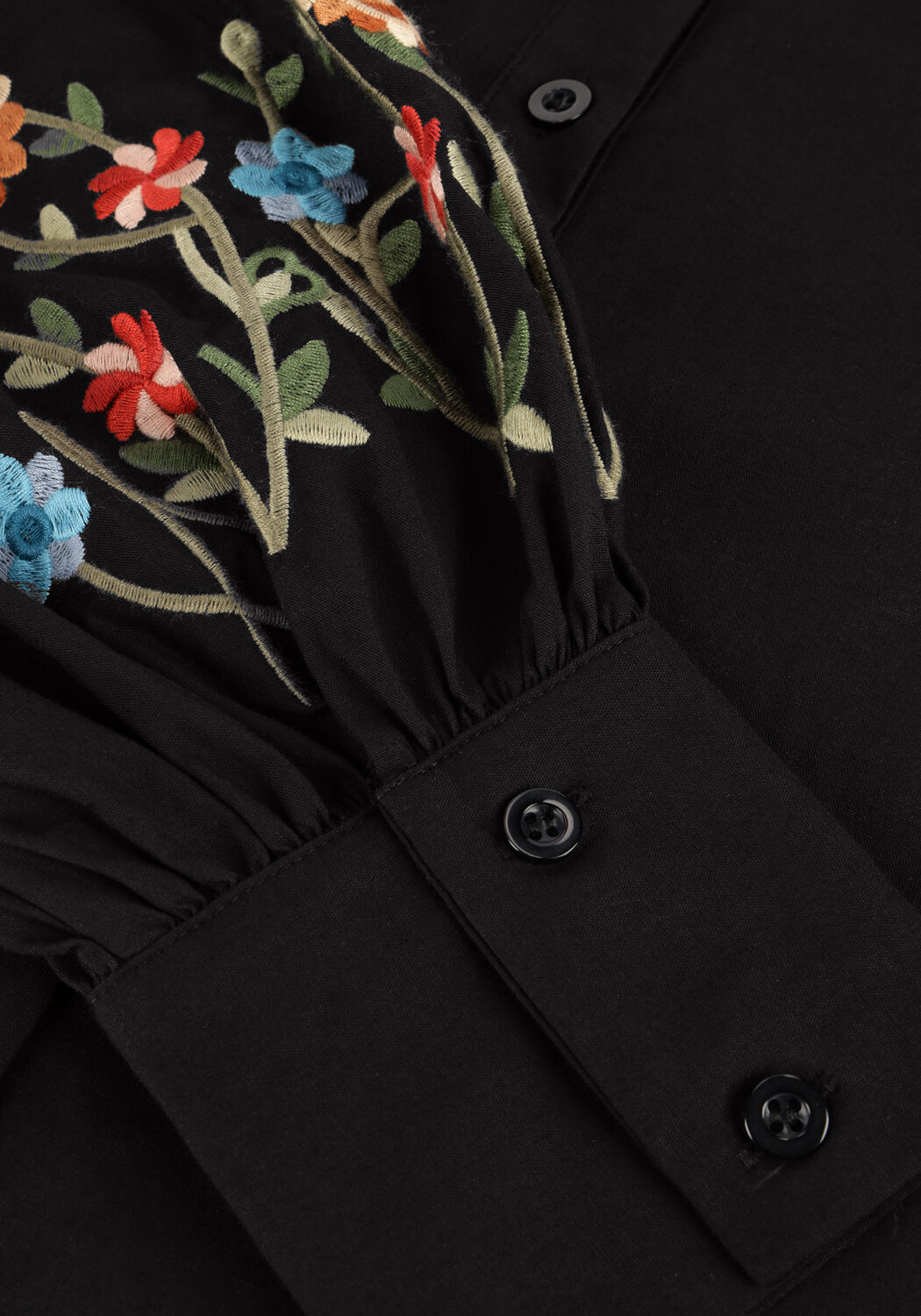 Schwarze YDENCE Blusen BLOUSE BLOSSOM - large