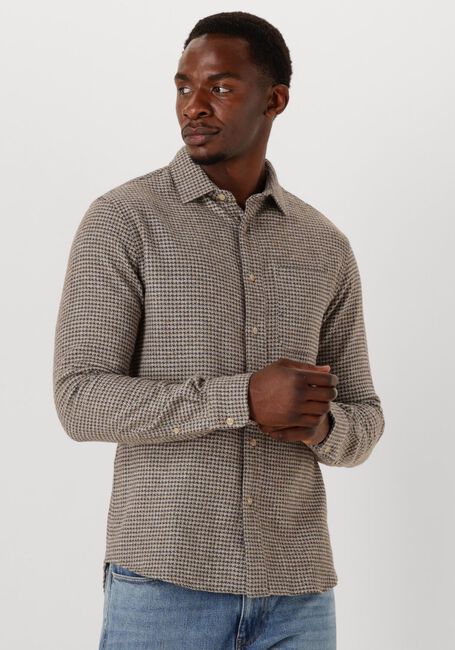 Braune DSTREZZED Klassisches Oberhemd MATEJA SHIRT - large