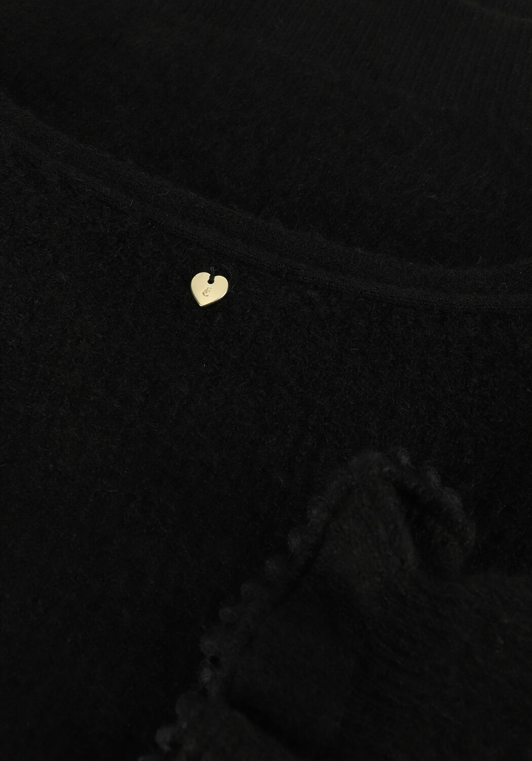 Schwarze FABIENNE CHAPOT Pullover SALLY FRILL PULLOVER - large