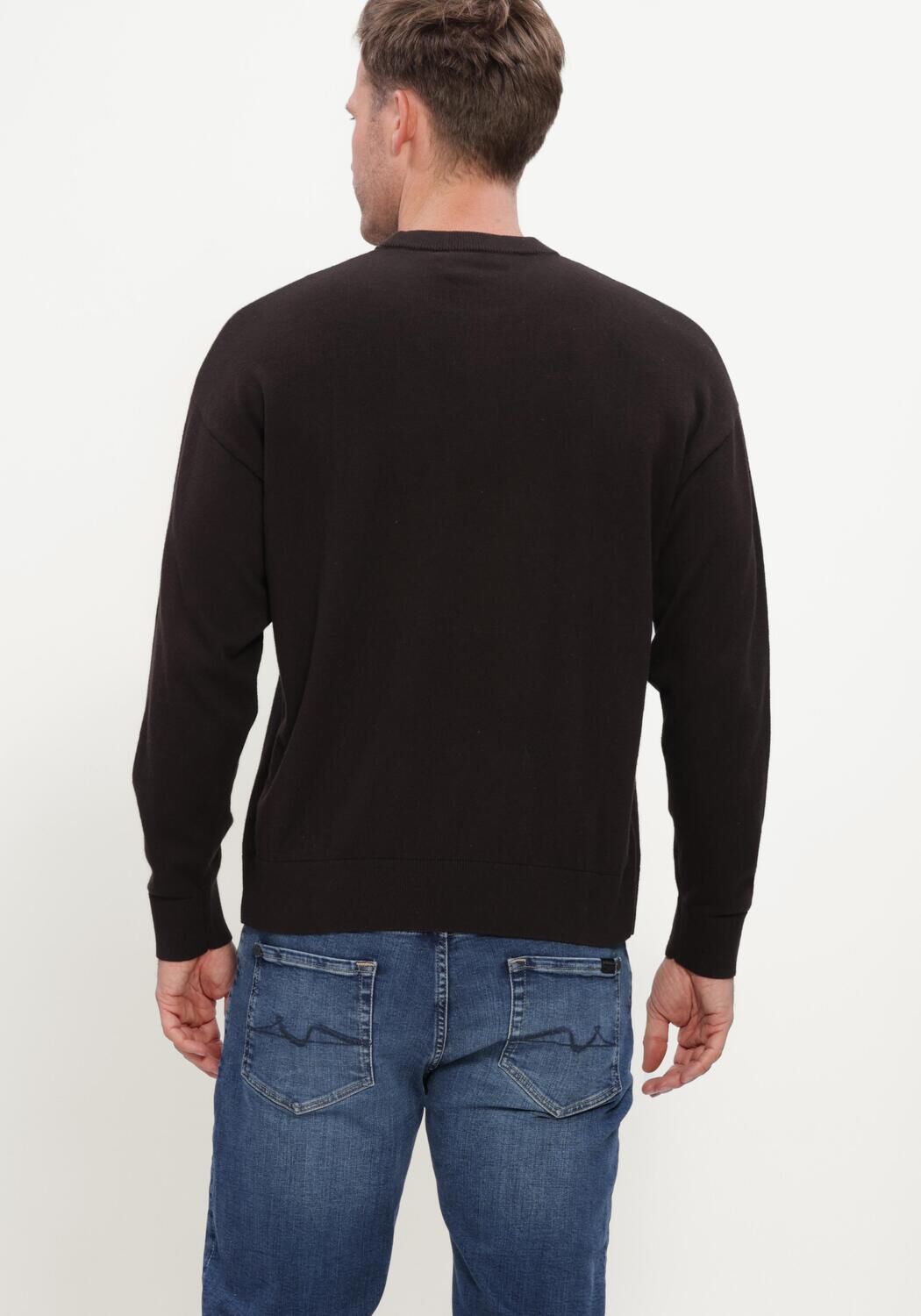 Braune DRYKORN Sweatshirt VALDRIK - large