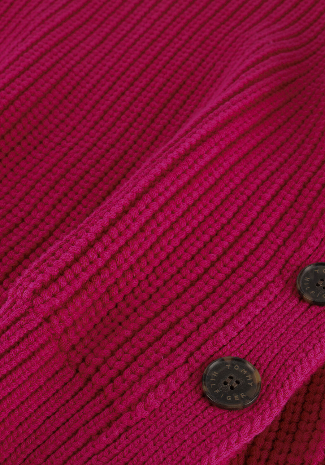 Rosane TOMMY HILFIGER Pullover ORG COTTON BUTTON C-NK SWEATER - large