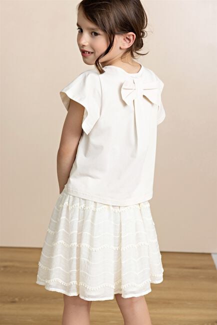 Ecru NONO Minikleid NINU SKIRT WITH POMPOMS - large