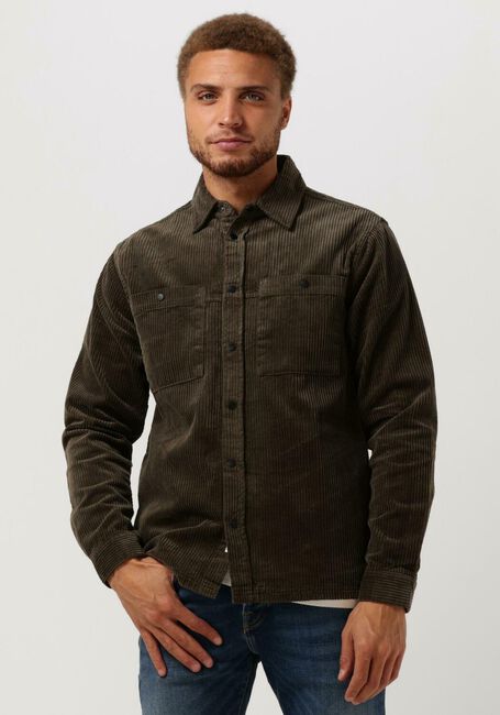 Dunkelgrün ANERKJENDT Overshirt AKOSCAR WIDE CORDUROY - large