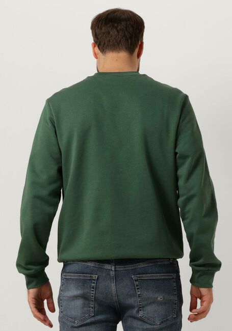 Olive LACOSTE Sweatshirt CLASSIC FIT BRUSHED FLEECE SWEATSHIRT - large