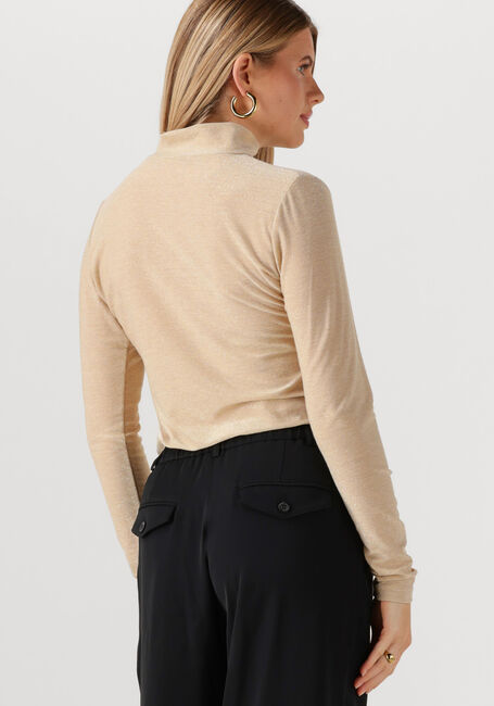 Beige SUMMUM Rollkragenpullover TOP SOFT LUREX - large