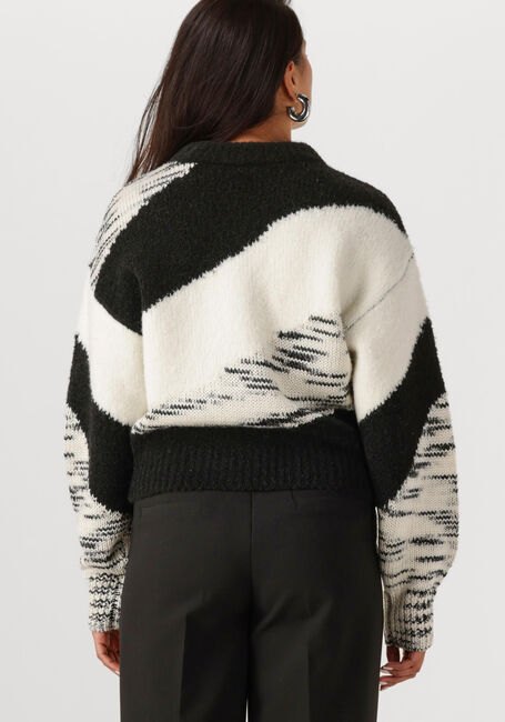 Schwarze ANOTHER LABEL Pullover BRISSA KNITTED PULL L/S - large