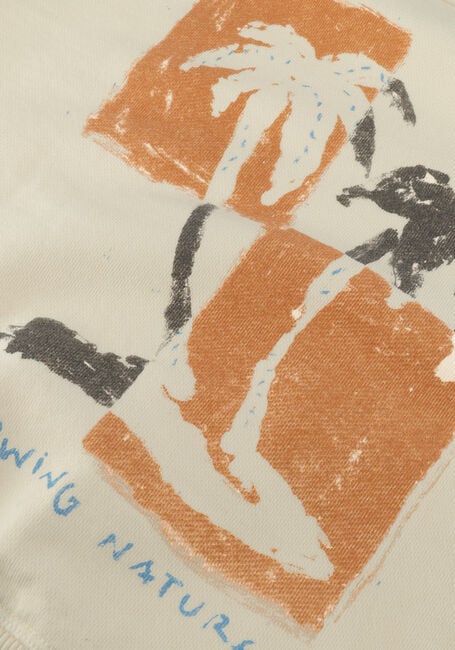 Ecru PLAY UP Sweatshirt FLEECE SWEATER - large