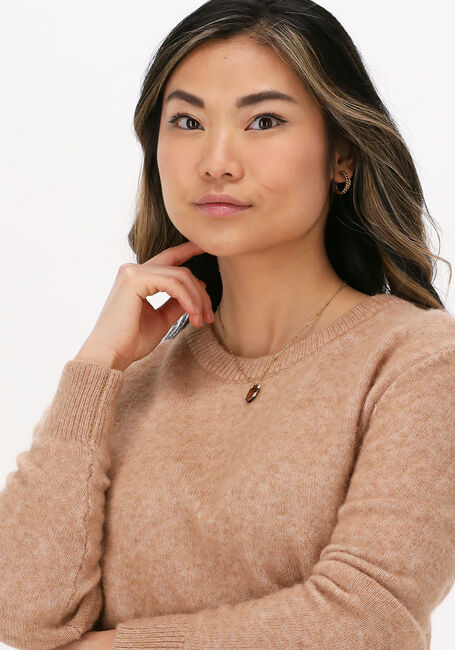 Braune NEO NOIR Pullover DINA KNIT BLOUSE - large