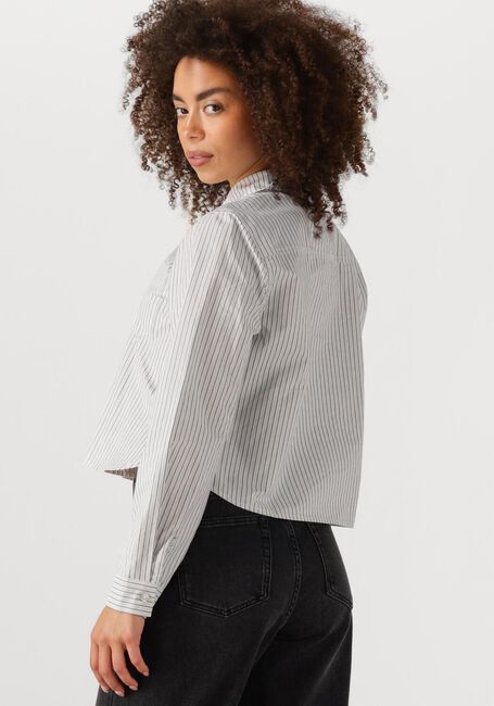 Weiße MY ESSENTIAL WARDROBE Blusen JEANMW SHORT SHIRT - large