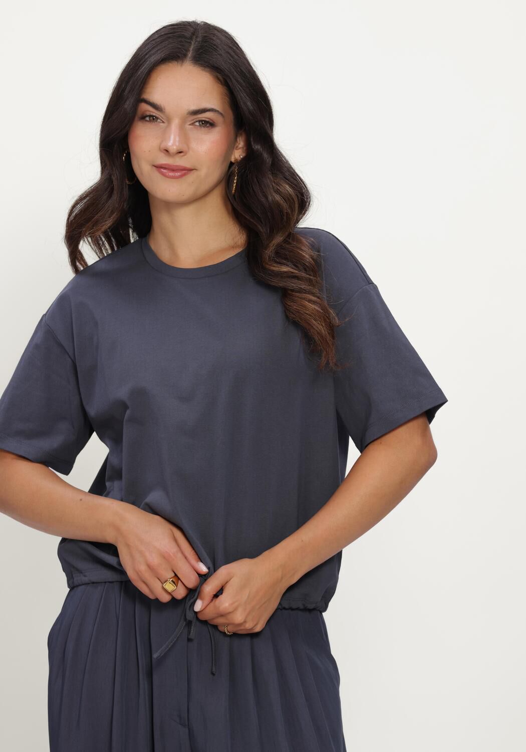 Anthrazit MSCH COPENHAGEN Top MSCHDATTE TEE - large