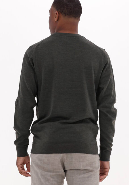 Grüne SELECTED HOMME Pullover TOWN MERINO COOLMAX KNIW CREW B - large