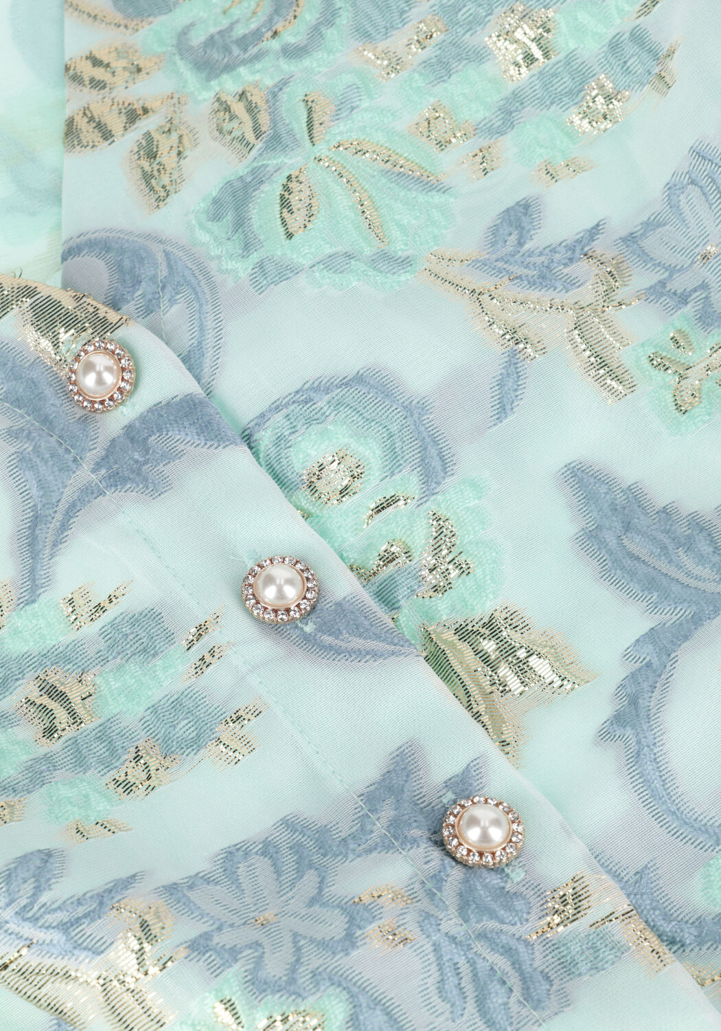 Blaue HUNKON Blusen COCO TOP - large