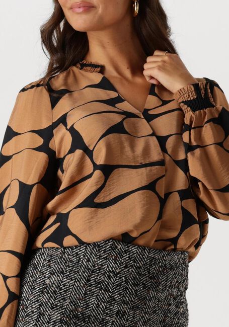 Braune INWEAR Blusen METTAIW BLOUSE - large