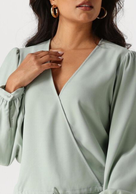 Grüne ANOTHER LABEL Blusen SALEM TOP L/S - large