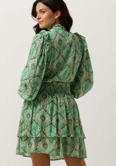 Grüne JANICE Minikleid ARI PRINT - large