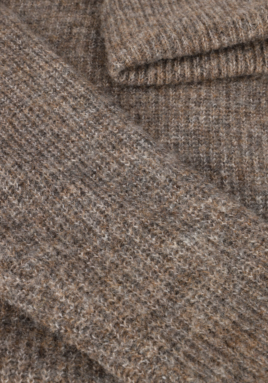 Taupe YDENCE Pullover KNITTED SWEATER LIL - large