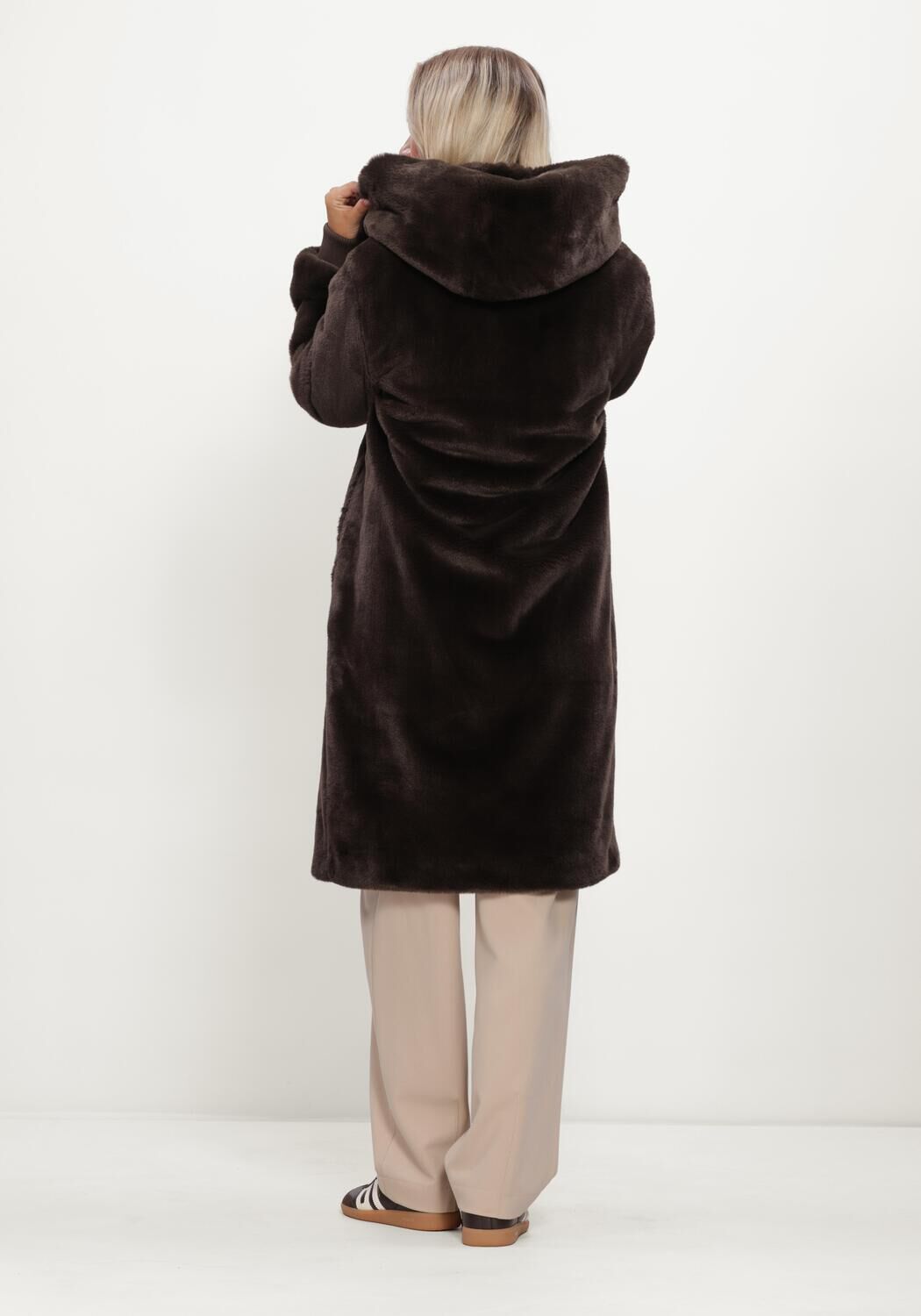 Braune MOSCOW Fake-Fur-Jack 08-08-NADJANA-4 - large