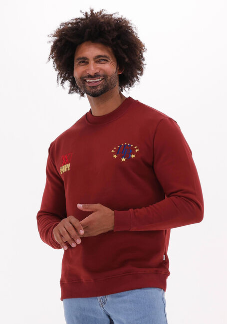 Rote WOODBIRD Sweatshirt ROBE DOUBLE CREW - large