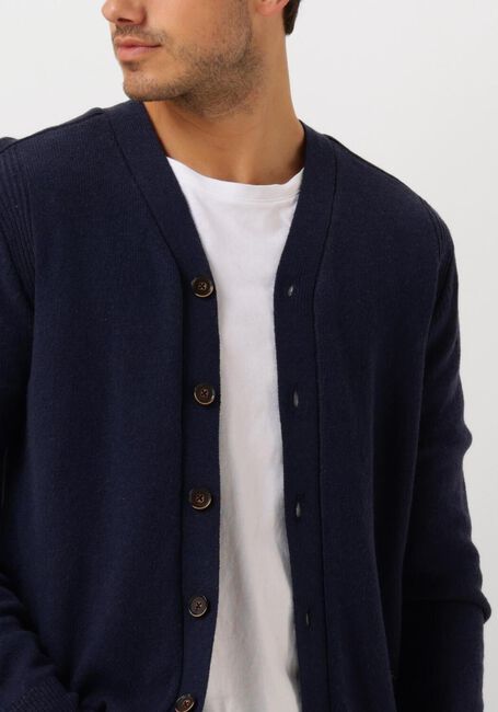 Dunkelblau ANERKJENDT Strickjacke AKSVEND LAMBSWOOL CARDIGAN - large