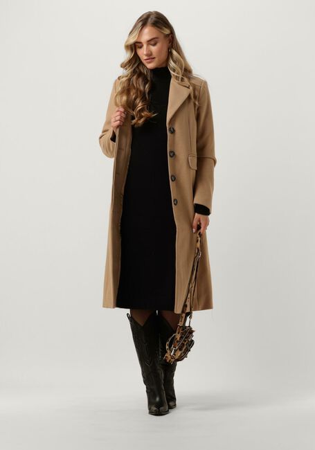 Camelfarbene Y.A.S. Mäntel YASLIMA LS WOOL MIX COAT S. NOOS - large