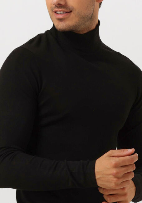 Schwarze PURE PATH Rollkragenpullover ESSENTIAL KNIT TURTLENECK SWEATER - large