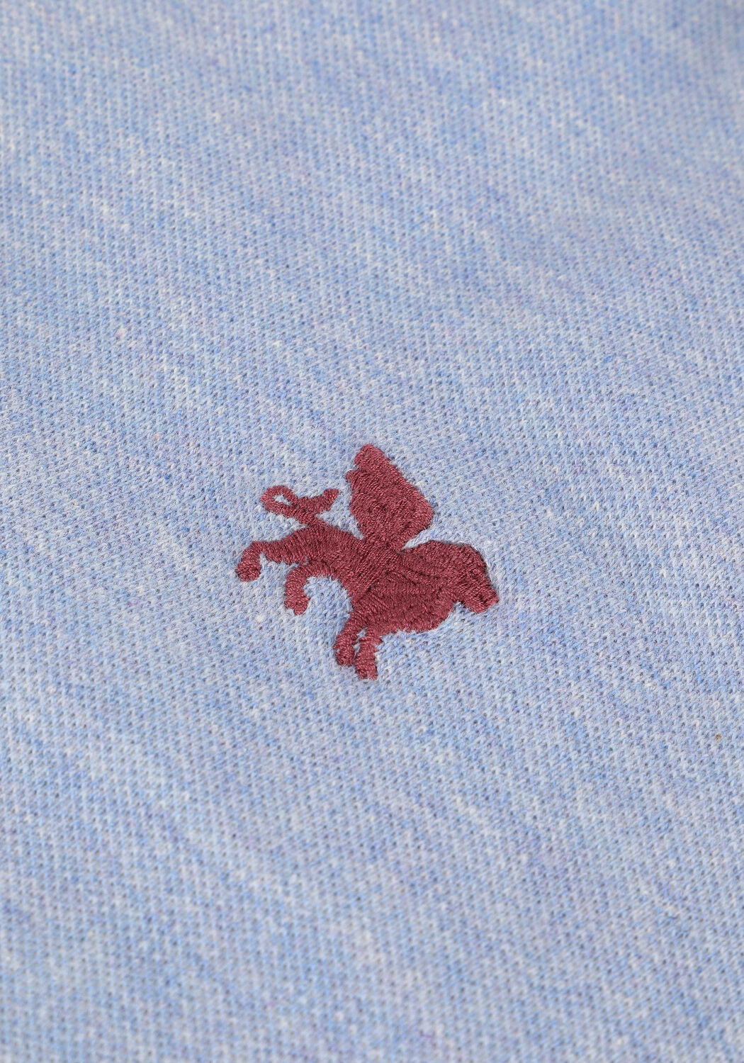 Hellblau VANGUARD Polo-Shirt SHORT SLEEVE POLO PIQUE STRETCH PEACHED - large