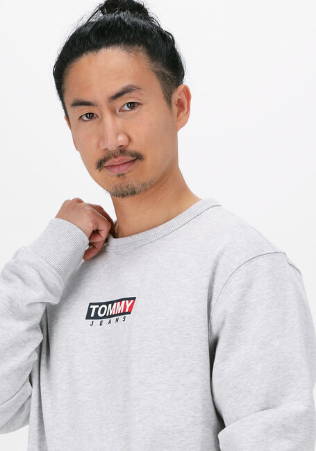 Hellgrau TOMMY JEANS Sweatshirt TJM ENTRY GRAPHIC CREW - large